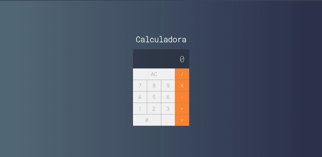 Calculadora em React
